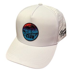 Sunday Swagger SnapBack Hat The Sunday Club Exclusive New White Golf NWT